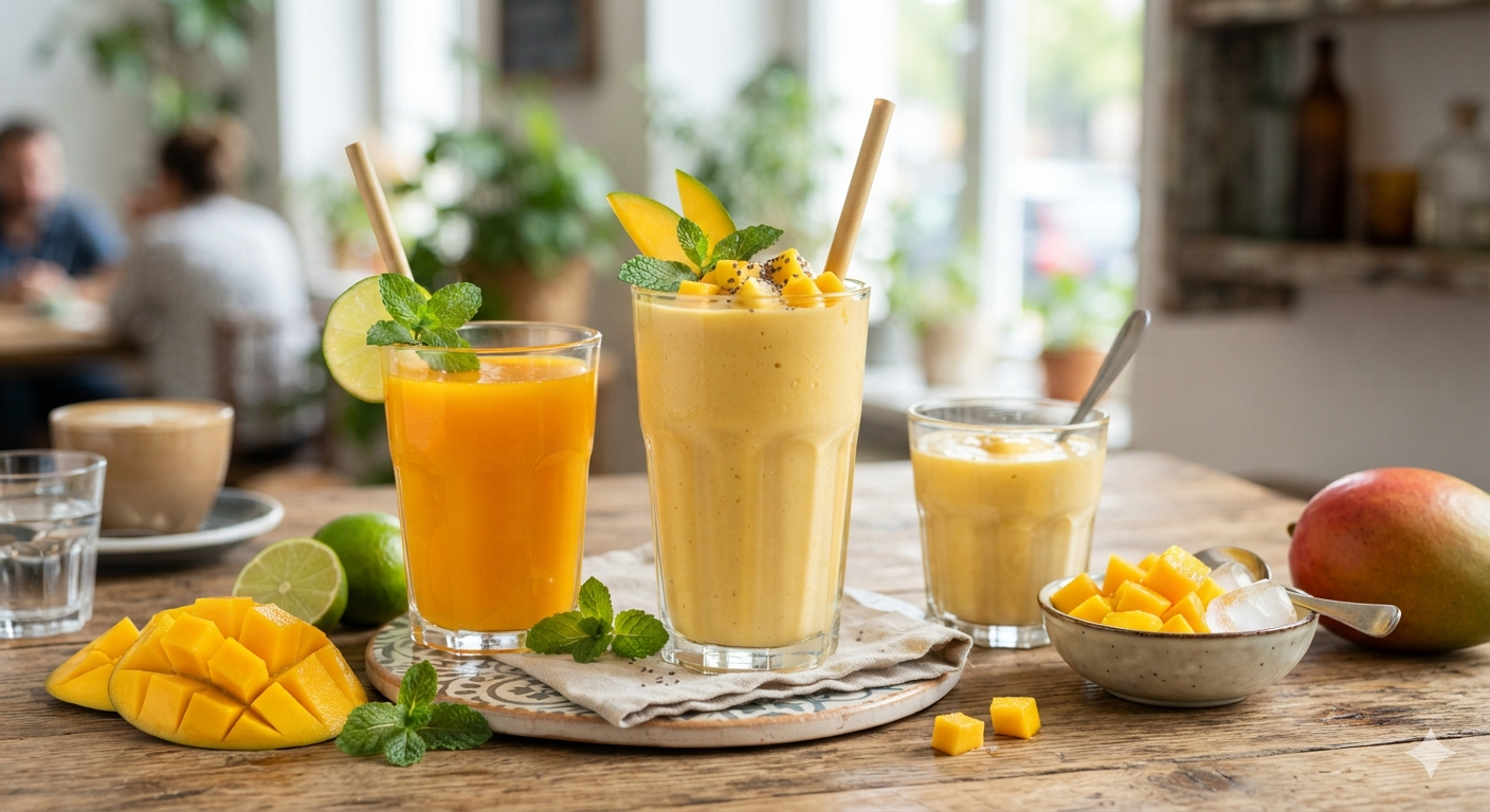 mango juice and smoothies